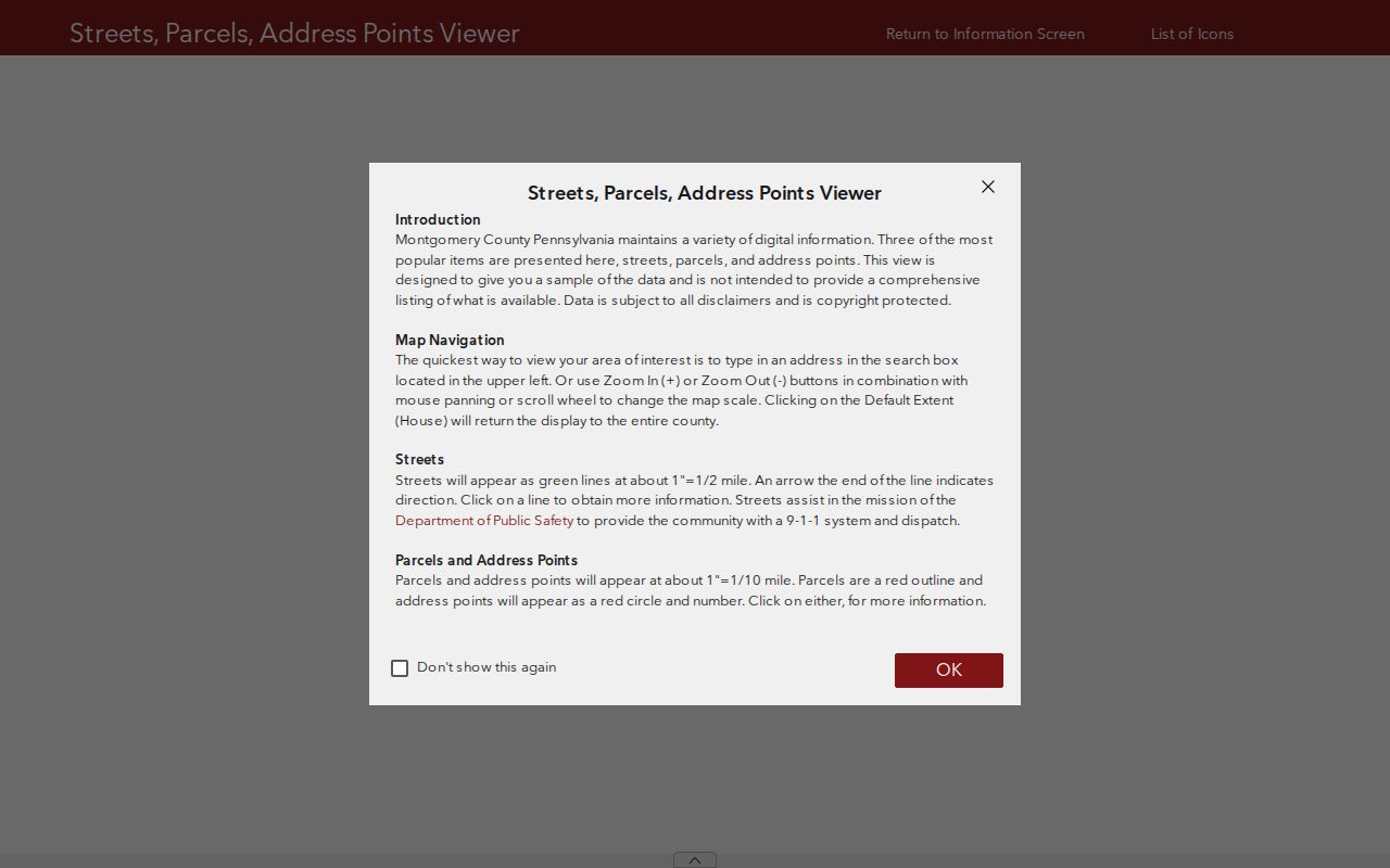 Upper Dublin Township street directory interactive tax map viewer